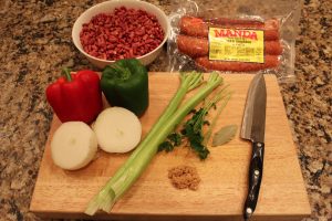 red beans and rice ingredients
