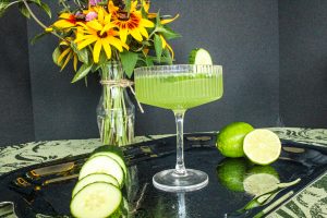 cucumber basil martini